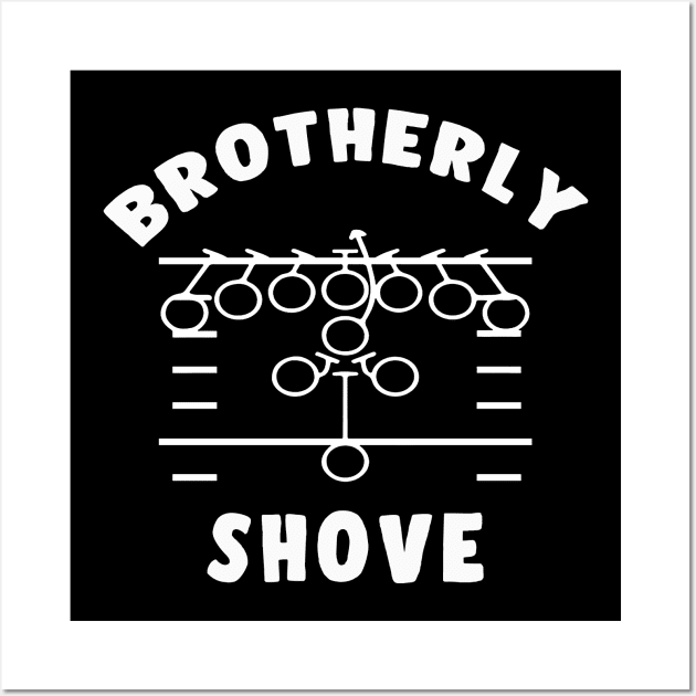 Brotherly Shove Tush Push Philly Wall Art by Zimmermanr Liame